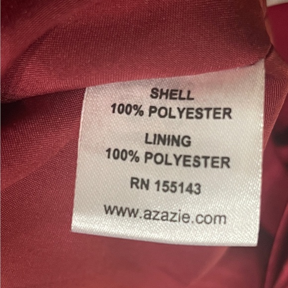 Floor length Merlot formal gown - Picture 5 of 6